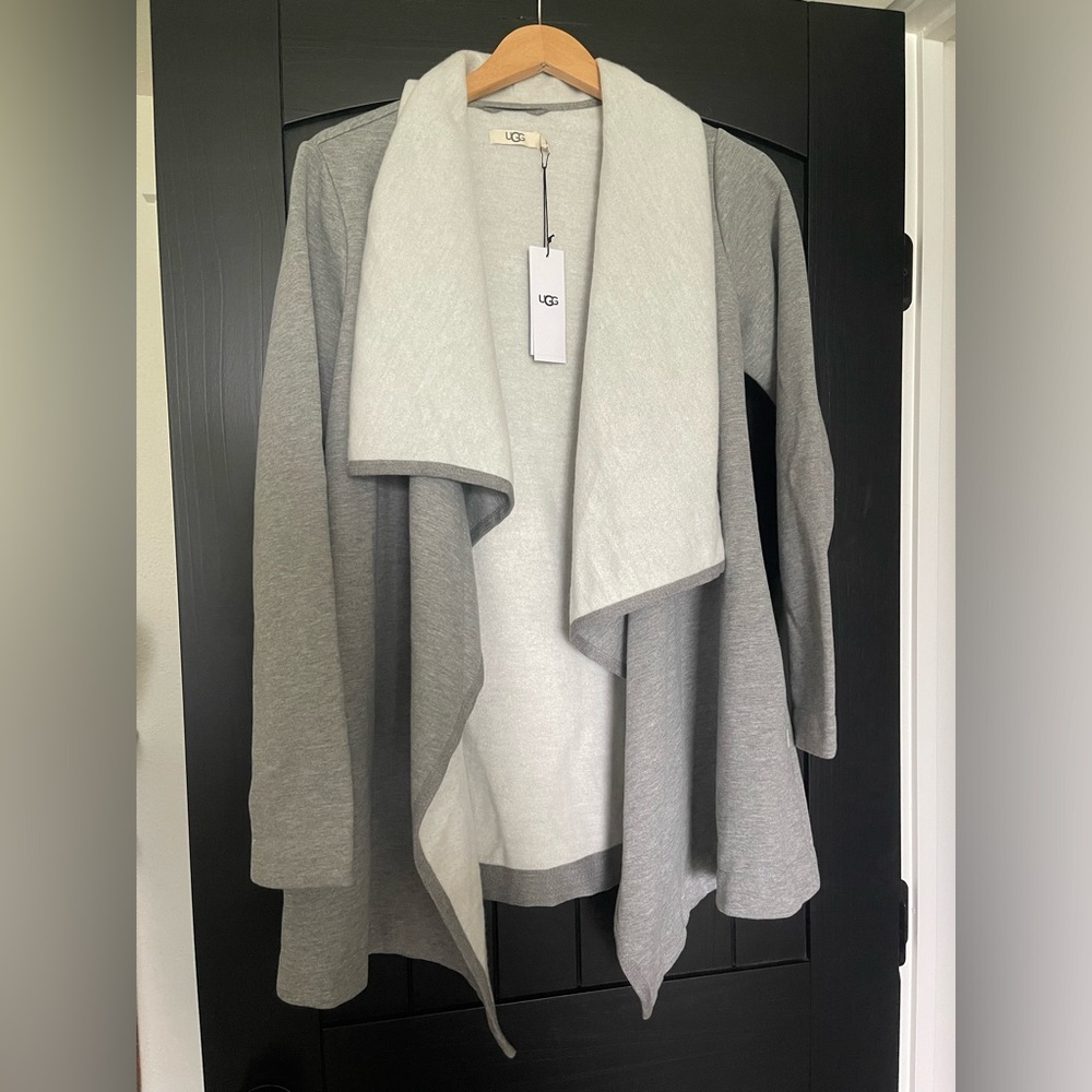 UGG Women's Janni Fleece Blanket Cardigan NWT Size M